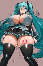 hatsune miku from vocaloid by 9is