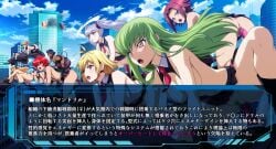 6+girls aircraft blonde_hair blue_hair blue_sky breasts building c.c. cagalli_yula_athha censored change_in_common_sense character_request cloud code_geass commentary_request crossover daiaru dark-skinned_female dark_skin day female female_ejaculation female_pubic_hair glider green_hair grey_hair kouzuki_kallen large_breasts medium_breasts microskirt mind_control mosaic_censoring multiple_girls necktie nipples object_insertion outdoors pubic_hair purple_hair pussy pussy_juice red_hair red_necktie riding skirt sky super_robot_wars suspender_skirt suspenders translation_request twintails v-shaped_eyebrows vaginal_object_insertion vaginal_penetration yellow_eyes