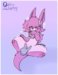 anthro eeveelution female feral floppy_sylveon generation_6_pokemon genitals hi_res naholadydragon nintendo paws pokemon pokemon_(species) solo sylveon