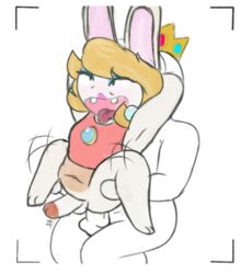 anal anthro clothing dickgirl drawn femboy furry intersex mario_(series) mario_+_rabbids mario_+_rabbids:_kingdom_battle penetration penis rabbid rabbid_peach raving_rabbids ubisoft white_background yaoi