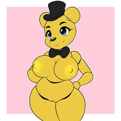 golden freddy (fnaf) from five nights at freddy's by kloudmutt