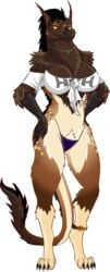 amber bikini crowchild furry gryphon high_tail_hall hth_studios