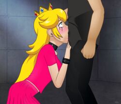 princess peach from mario (series) by konashion