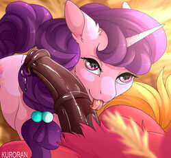 big_macintosh_(mlp) big_penis equine fellatio female feral feral_on_feral friendship_is_magic horn horse kuroran licking_penis male mammal my_little_pony oral penis pony sex straight sugar_belle_(mlp) unicorn