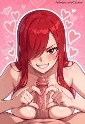 erza scarlet from fairy tail by iduniar