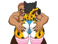 anthro ass ass_focus ass_grab bent_over big_muscles brooklyn_t_guy_(sml) cringe does_bad_things_guy_(sml) does_evil_things_guy friday_night_funkin friday_night_funkin_mod from_behind furry jeffy's_infinite_irida meme muscular_male no_bac oc presenting self_upload shucks sml straight tail