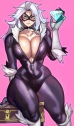 1girls 2026 2d 2d_(artwork) 2d_artwork alluring ass big_breasts black_cat_(marvel) blue_eyes bodysuit breasts bursting_breasts choker collar curvaceous curvaceous_body curvaceous_female curvaceous_figure curvaceous_hips curves curvy curvy_body curvy_female curvy_figure curvy_hips enticing felicia_hardy female gem gloves hair hips hourglass_figure huge_breasts kelvin_hiu large_breasts light-skinned_female light_skin lips long_gloves looking_at_viewer marvel marvel_comics massive_breasts seducing seductive seductive_look shiny shiny_clothes skin_tight solo spider-man_(series) superheroine teasing teasing_viewer temptation tempting tempting_viewer thick thick_as_fuck thick_breasts thick_hips thick_thighs tight_clothes tight_clothing voluptuous voluptuous_female white_hair wide_hips zipper zipper_down zipper_pull_tab
