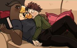 anthro avian disney ducktales ducktales_(2017) falcon_graves furry gay male male_only tagme yaoi