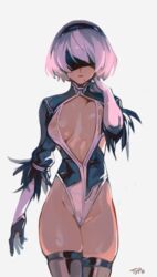 yorha 2b from nier by optionaltypo