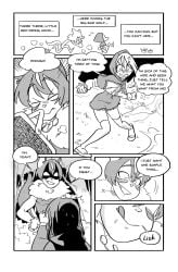 1boy 1girls big_bad_wolf female imminent_sex licking_lips little_red_riding_hood male sasatseng tagme