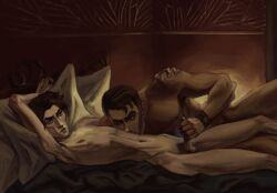 2boys 2d_(artwork) arcane arcane_jayce arcane_viktor arched_back arms ass ass_focus balls ballsack bed bedroom bedroom_background bedroom_setting before_sex bigger_male brown_hair cock color colored dark-skinned_male dark_hair dark_skin dialogue disabled_male dripping_cum dripping_precum dripping_semen dripping_wet exposed_penis full_color gay gay_male gay_sex grabbing_shoulder h hairy_chest hairy_male hand_on_ass hand_on_hip hand_on_penis hands hanging_balls holding holding_ass holding_shoulder holding_waist hugging jayce jayce_talis kissing lap_sex latino latino_male laying laying_down league_of_legends light-skinned_male light_skin looking_down loving_it loving_sex male male/male male_focus male_only masturbating_other masturbation moaning moaning_in_pleasure muscular muscular_male naked naked_male nipples no_penetration pale-skinned_male pale_skin penis praise pre_sex red_background romantic romantic_couple romantic_sex sex size_difference skinny_male smaller_male stroking_cock stroking_penis teasing thrusting thrusting_into_hand viktor_(league_of_legends) yaoi