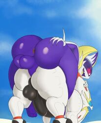 2026 all_fours anal anal_sex animated anthro anthro_on_feral anthro_penetrating anthro_penetrating_feral anus ass backsack balls big_balls big_butt black_penis butt_grab cataliser2 doggy_style duo feral feral_penetrated foreskin from_behind_position gay gay_anal gay_male gay_sex generation_7_pokemon genitals hand_on_butt huge_butt humanoid_genitalia humanoid_penis kiffy_(artist) legendary_pokemon looking_back lunala male male/male male_penetrated male_penetrating male_penetrating_male mounting nintendo no_sound open_mouth partially_retracted_foreskin penetration penile penile_penetration penis penis_in_ass pokemon pokemon_(species) purple_body purple_penis quadruped rear_view sex short_playtime sky smile solgaleo surprised tagme thick_thighs video white_body zoophilia