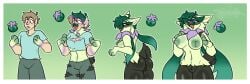 2026 absurd_res anthro big_breasts big_butt black_body black_fur blush breast_growth breasts brown_hair bubble_butt butt butt_expansion clothed clothing colored conlore digital_media_(artwork) expansion eyewear female fur fur_growth gender_transformation generation_9_pokemon genitals green_body green_hair green_nipples growth hair hair_growth hi_res human human_to_anthro male mammal mask meowscarada mtf_transformation nintendo nipples nude nude_anthro nude_female open_mouth paws pokemon pokemon_(species) pokemorph sequence shiny_pokemon simple_background smile snout snout_growth solo species_transformation surprised tail tail_growth thick_thighs thigh_expansion torn_clothing touching_breast trans_(lore) trans_woman_(lore) transformation vulva