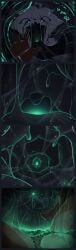 absurd_res anthro belly black_border bodily_fluids border breasts canid canine daughter_(lore) dialogue digestion dripping drooling duo elianore_the_slimenuki female female/female female_pred female_prey first_person_view glowing glowing_eyes goo_creature hi_res hybrid inside_stomach internal internal_pov looking_at_viewer mammal mature_female mother_(lore) mother_and_child_(lore) mother_and_daughter_(lore) mouth_shot night nude nude_female nuki_the_tanuki open_mouth oral_vore organs parent_(lore) parent_and_child_(lore) parent_and_daughter_(lore) prey_bulge prey_outline raccoon_dog ratbyte saliva saliva_drip saliva_on_face saliva_on_tongue saliva_string sequence slime stomach swallowed swallowed_alive swallowing tanuki text throat tongue tongue_out tongue_wrap vore