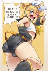 kagamine len from vocaloid by sloppingslurpie