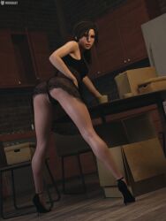 lara croft from tomb raider by missally