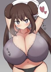 1girls alternate_breast_size ass big_breasts blue_eyes breasts brown_hair female game_freak hi_res hips huge_ass huge_breasts hyper_breasts jaga334 light-skinned_female light_skin long_hair massive_breasts nintendo pokemon pokemon_bw2 rosa_(pokemon) thick_thighs thighs top_heavy twin_buns twintails