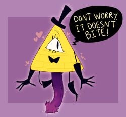 2024 bill_cipher cl0ckability digital_drawing_(artwork) digital_media_(artwork) gravity_falls heart long_penis male male_only one_eye penis precum precum_drip purple_penis pyramid solo text unusual_penis