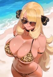 1girls ai_generated breasts cynthia_(pokemon) female floox game_freak hi_res hips huge_breasts large_breasts light-skinned_female light_skin long_hair nintendo pokemon pokemon_dppt thiccwithaq_(ai_style) thick_thighs thighs wide_hips