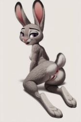 1girls ai_art ai_generated anthro anus artificial_intelligence ass breasts disney easter easter_egg female female_only fur furro furry furry_breasts furry_female furry_girl furry_pussy judy judy_hopps looking_at_viewer looking_back naked naked_female pixai pixar purple_eyes pussy rabbit realistic sex sexy.ai solo uncensored vagina yiff zootopia