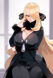 cynthia (pokemon) from game freak by floox