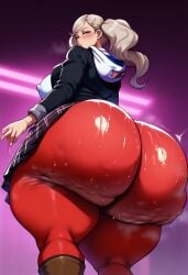 ai_generated ann_takamaki big_ass cellulite gvukub huge_ass persona persona_5