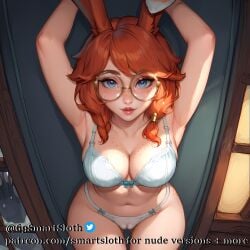 ai_generated aurora_(league_of_legends) blue_eyes league_of_legends league_of_legends:_wild_rift rabbit_ears smartsloth