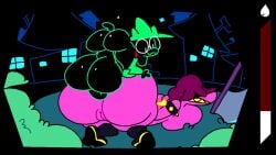 1boy 1female 1girls anal anal_rape anal_sex angry animated ass big_breasts big_butt big_penis black_fur bovid cum_in_ass cum_on_face cumflation deltarune dinosaur erection female femboy femboy_on_female furry goat hyper_ass hyper_balls hyper_penis inflation lizard lizard_girl male penis pink_skin pussy ralsei rape restrained restrained_arms sound superiorfox susie_(deltarune) testicles tomboy uncensored undertale video