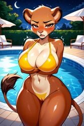 ai_generated big_ass female furry lion lion_girl mrhyena rani_(the_lion_guard) small_breasts tagme tensor_art the_lion_guard the_lion_king thin_waist wide_hips