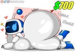 1girls anthro ass ass_focus ass_shake ass_up astro_bot astro_bot_(series) badonkadonks big_ass big_breasts bimbo breasts bubble_ass bubble_butt bubblegum chrisbmonkey curvy curvy_body curvy_female curvy_figure curvy_hips female female_focus female_only giant_ass huge_ass huge_breasts hyper hyper_ass hyper_bimbo laying_down laying_on_stomach massive_ass mature playstation plump plump_ass shaking solo thick thick_ass thick_thighs wiggle_lines