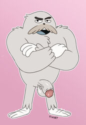 balls bigfoot cartoon_network furry gay humanoid_penis kiwart male male_only penis ralph_(wbb) solo we_bare_bears