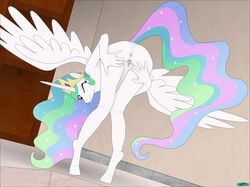 ;) anthro ass equine fab3716 female friendship_is_magic horse invalid_tag mammal my_little_pony nude pony princess_celestia_(mlp) pussy solo spread_pussy spreading