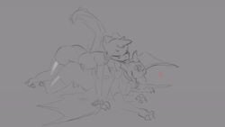 10s 2018 all_fours anal anal_sex animated anthro anthro_on_anthro asphyxiation ass ass_up bat clothed clothing cum cumshot dickgirl dickgirl/male doggy_style dragon duo dusk_(tabuley) ejaculation femboy footwear from_behind_position fur futa_on_male futanari gloves hair half-closed_eyes hands-free heart high_heels horn intersex intersex/male interspecies leggings legwear long_tongue looking_pleasured lying male mammal monochrome mostly_nude on_front orgasm partially_clothed penetration penis scalie sex shirt shoes simple_background sketch stockings tabuley tank_top tongue tongue_out wings