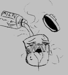 ahe_gao ahegao background coffee cup grey_background icon low_res lowres milk orgasm orgasm_face pixelcafe rape simple_background straight_hair tears tears_of_pleasure tongue tongue_out