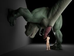 2017 3_toes 3d anthro blender claws dinosaur doublescale feet foot_fetish human macro male mammal micro on_one_leg paws reptile scalie soles spread_legs spreading standing toe_claws toes yaoi