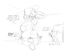 1girls 2018 2boys animated anthro anus artz ass back being_watched big_ass big_breasts big_ears big_penis big_testicles bouncing_breasts breasts canine canine_penis cowgirl_position dialogue eevee eeveelution eyelashes feet female flaccid furry glasses hand_on_face heart huge_breasts incest interspecies kneeling knot knot_fucking knotting long_ears looking_at_viewer looking_back male male_penetrating milf monochrome mother_and_son nintendo nude on_back on_top open_mouth original_character parent paws penetration penis pokémon_(species) pokemon pokemon_(species) pokemon_gsc pokemon_rgby pokemon_xy pussy sex sideboob sketch smile spoken_heart spread_legs standing straight sylveon tail text thick_thighs umbreon vaginal_penetration video_games walk-in watermark wide_hips