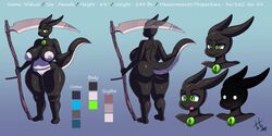 1girls 2018 animal_humanoid anthro anthro_only areola ass big_breasts big_butt breasts deity digital_media_(artwork) dragon dragon_humanoid fabianoferreira female female_only frown green_eyes hi_res holding_object holding_weapon horn huge_butt humanoid looking_at_viewer melee_weapon model_sheet nildusk_(ninstarrune) nipples nude polearm pussy scalie scalie_female scalie_only scary_face scythe simple_background solo solo_female standing thick_thighs toto_draw voluptuous voluptuous_female weapon wide_hips