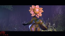 1girls 2018 3d 3d_(artwork) adriandustred anthro areolae ass big_ass big_breasts black_border blush breasts closed_eyes digital_media_(artwork) eyelashes female female_only flora_fauna flower forest green_skin huge_breasts large_breasts leaf night nintendo nipples nude outdoors plant pokémon_(species) pokemon pokemon_gsc sfm smile source_filmmaker standing sunflora text thick_thighs tree tumblr video_games watermark wide_hips