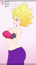 caulifla from dragon ball by law-zilla