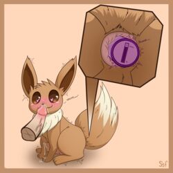 eevee from nintendo by sublimeslimefairy