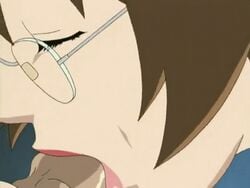 1boy 1girls animated duo fellatio female glasses licking male oral oral_sex penis penis_grab penis_lick short_hair straight tongue uncensored youshou