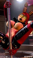 3d animatronic anthro ass bexstinsfm big_breasts breasts fan_character female five_nights_at_freddy's isabel_(bexstinsfm) lagomorph lipstick looking_at_viewer machine makeup mammal nipple_piercing nipples nude piercing pole robot solo source_filmmaker spread_legs spreading stripper stripper_pole video_games