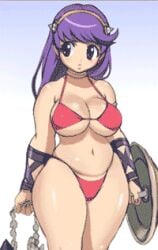 1girls animated animated animated ankle_lace-up ass_expansion athena_(series) ball_and_chain_(weapon) belly belly_expansion big_breasts bikini blinking breast_expansion breasts busty child_bearing_hips cleavage cross-laced_footwear curvy expansion female female_only flail gladiator_sandals hip_focus hips idle-animal inflation large_breasts legs long_hair navel pink_bikini pink_eyes plump princess_athena purple_hair sandals shield solo swimsuit thick_thighs thigh_expansion thighs uno_makoto voluptuous warrior weapon weight_gain wide_hips