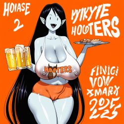 adventure_time ai_generated cartoon_network female hooters marceline