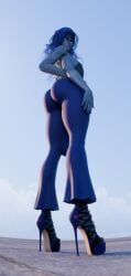 3d big_penis bulge elden_ring flaccid fourarms futanari high_heels intersex low-angle_view manufatura penis ranni_the_witch self_upload tagme thick_ass thick_thighs