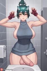 1futa ai_generated ass balls big_ass big_balls big_breasts big_butt big_penis breasts curvy curvy_figure fit fit_futa futa_only futanari game_character huge_ass huge_balls huge_breasts huge_butt huge_cock intersex kiriko_(overwatch) looking_at_viewer muscles newgenai overwatch overwatch_2 penis penis_out precum precum_drip precum_on_penis precum_string solo solo_focus solo_futa thick thick_ass thick_legs thick_penis thick_thighs veiny veiny_muscles veiny_penis voluptuous voluptuous_futa