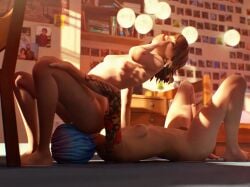 3d blender chloe_price female female_only hazsapphic life_is_strange max_caulfield nude nude_female pricefield render white_skin yuri