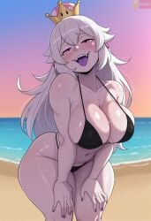 1girls 2026 2026s absurd_res absurd_resolution absurdres ai ai-created ai_art ai_assisted ai_generated artist_logo artist_name athletic athletic_body athletic_female bangs beach beach_background beautiful beautiful_background beautiful_girl belly belly_button big_breasts bikini bikini_bottom bikini_top black_bikini black_bikini_bottom black_bikini_top black_eyelashes black_pupils black_string_bikini blush blush_lines blushed_face blushing_at_viewer blushing_female blushing_profusely boo_(mario) booette boosette breasts busty busty_female busty_girl clear_sky colored_nails crown curvaceous curvaceous_female curvaceous_figure curvy curvy_body curvy_female curvy_figure curvy_hips cute cute_expression cute_eyes cute_face cute_female ear ear_ring earring earrings eyebrows eyelashes eyewear female female_focus female_only female_solo fringe front_view girl glistening glistening_body glistening_boobs glistening_breasts glistening_eyes glistening_legs glistening_skin glistening_thighs gold_crown half-closed_eyes hands_on_knees headwear hi_res high_quality high_resolution highres huge_breasts humanoid humanoid_female large_breasts legs long_hair looking_at_viewer luigi's_mansion luigi's_mansion_3 mario_(series) mario_bros nail_polish nailpolish nails_painted new_super_mario_bros._u_deluxe nintendo nintendo_switch only_female open_eyes open_mouth open_mouth_tongue-out open_mouth_tongue_out open_smile pale pale-skin pale-skinned_female pale_body pale_skin pale_skinned_female princess_king_boo purple_eyes purple_nail_polish purple_nails purple_tongue sand sea seaside seductive seductive_body seductive_eyes seductive_look seductive_mouth seductive_smile self_upload sharp_teeth sky slim_waist small_waist smile smiling smiling_at_viewer standing string_bikini string_bikini_bottom string_bikini_top sun sunset super_crown sweat sweatdrop sweating sweaty sweaty_belly sweaty_body sweaty_breasts sweaty_face sweaty_thighs swimwear teeth teeth_showing teeth_visible the_g0at the_goat thick_thighs thighs thin_waist tongue tongue_out tongue_out_open_mouth upper_teeth upper_teeth_only video_game_character video_games water watermark white_arms white_belly white_body white_breasts white_eyebrows white_face white_hair white_hands white_legs white_sclera white_skin