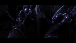 2futas 3d alien animated balls big_ass big_penis bigjohnson bulge bulge_through_clothing bulge_under_clothes caught clothed cum cumshot fully_clothed futa_only futanari glowing_eyes helmet holding_balls intersex mass_effect masturbation moaning multiple_futa oc penis purple_body purple_skin quarian red_body red_skin ripped_clothing ripped_clothing_from_erection rubbing size_difference sound stealth_masturbation tagme video watching watching_sex