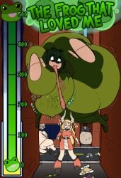 ass_bigger_than_head ass_growth asui_tsuyu big_ass boku_no_hero_academia breasts comic delt drive dystopia female female_focus female_pred frog_girl froppy giantess_growth growth growth_drive hero_turned_villian himiko_toga huge_ass huge_breasts large_breasts larger_female latex_suit long_tongue mass_vore massive_ass mini_giantess my_hero_academia tsunotori_pony tsuyu_asui vore vore_belly vore_drive wall_crawling weight_gain_drive